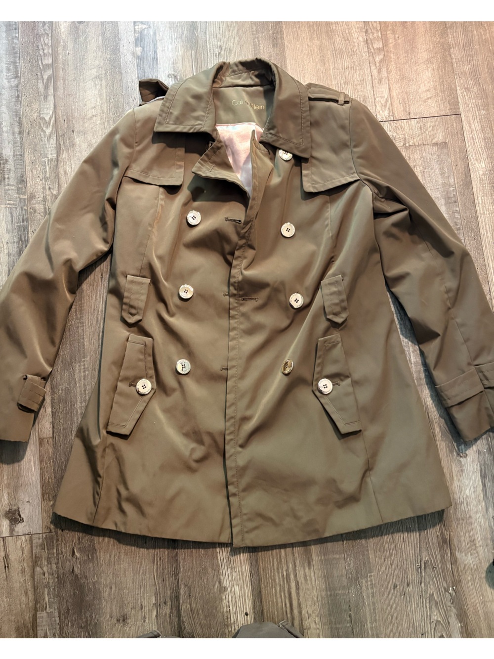 Calvin Klein Women’s Brown Trench Coat - Picture 4 of 5